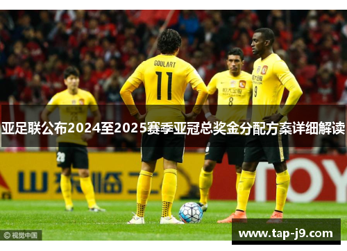 亚足联公布2024至2025赛季亚冠总奖金分配方案详细解读 亚足联公布2024至2025赛季亚冠总奖金分配方案详细解读